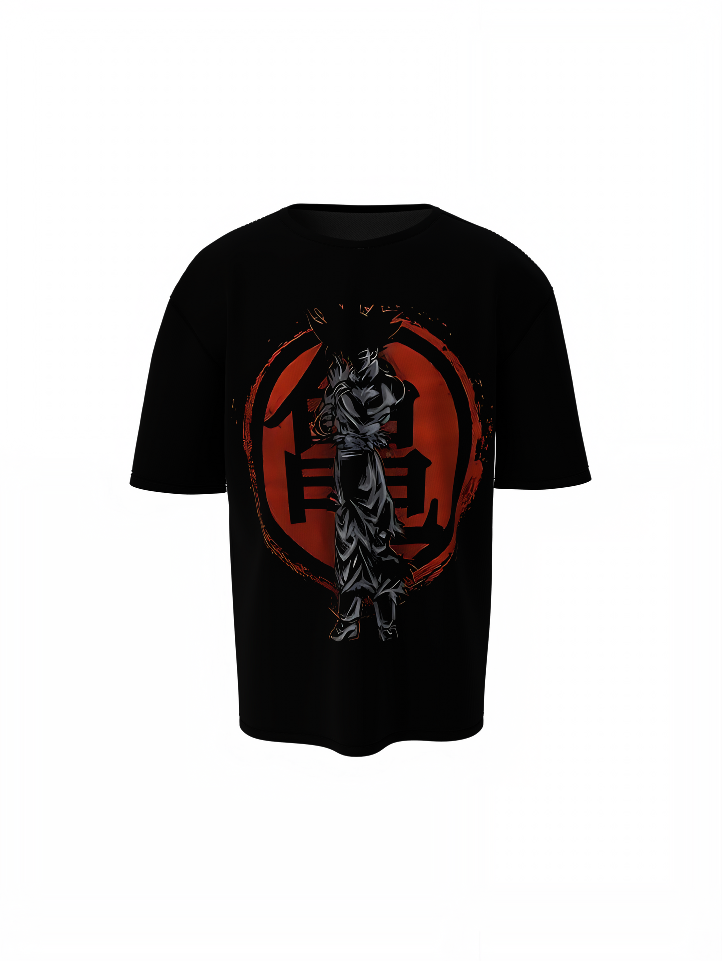 Saiyan Spirit Oversized T-Shirt for Anime Streetwear Styles