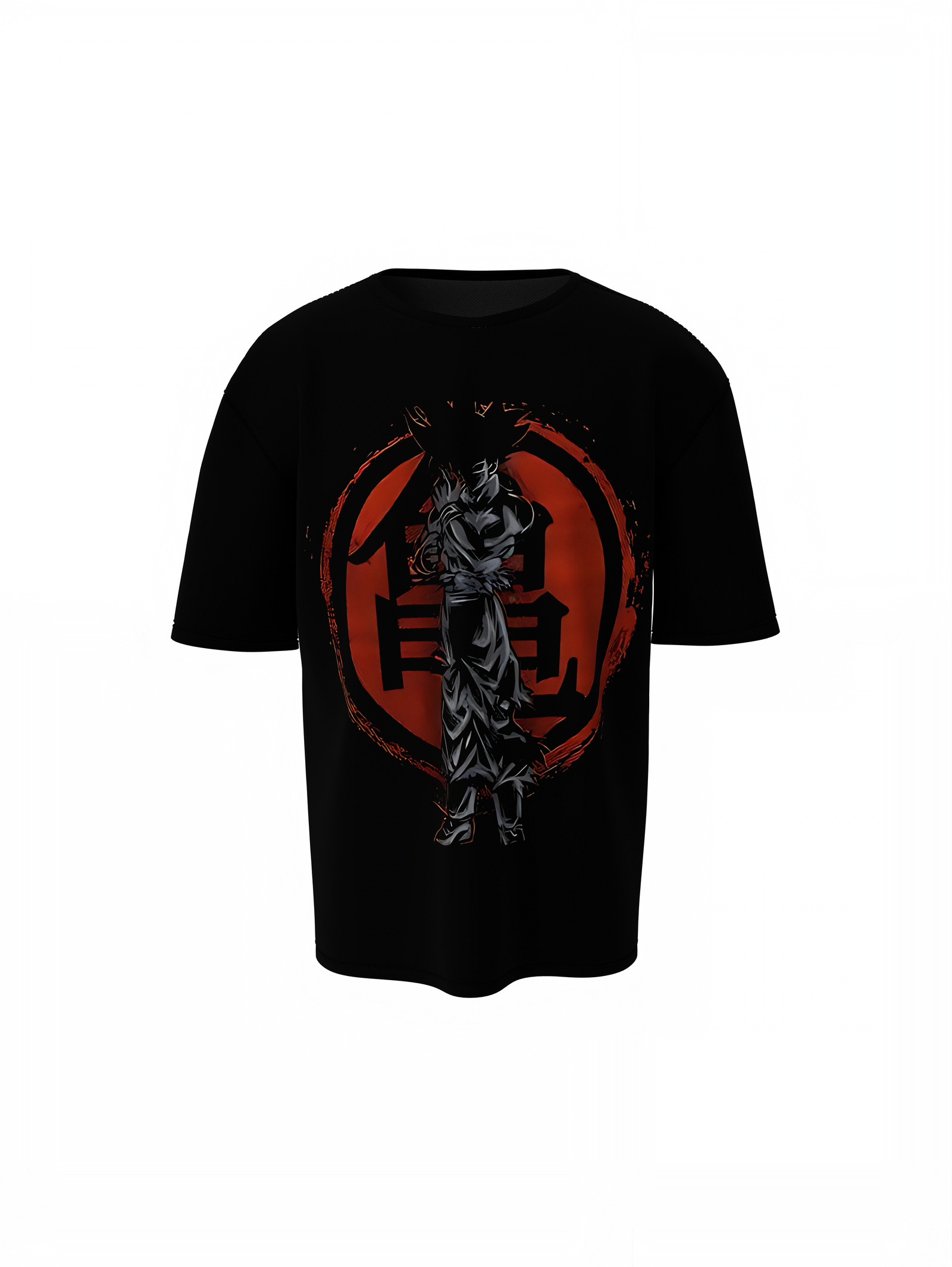 Saiyan Spirit Oversized T-Shirt for Anime Streetwear Styles