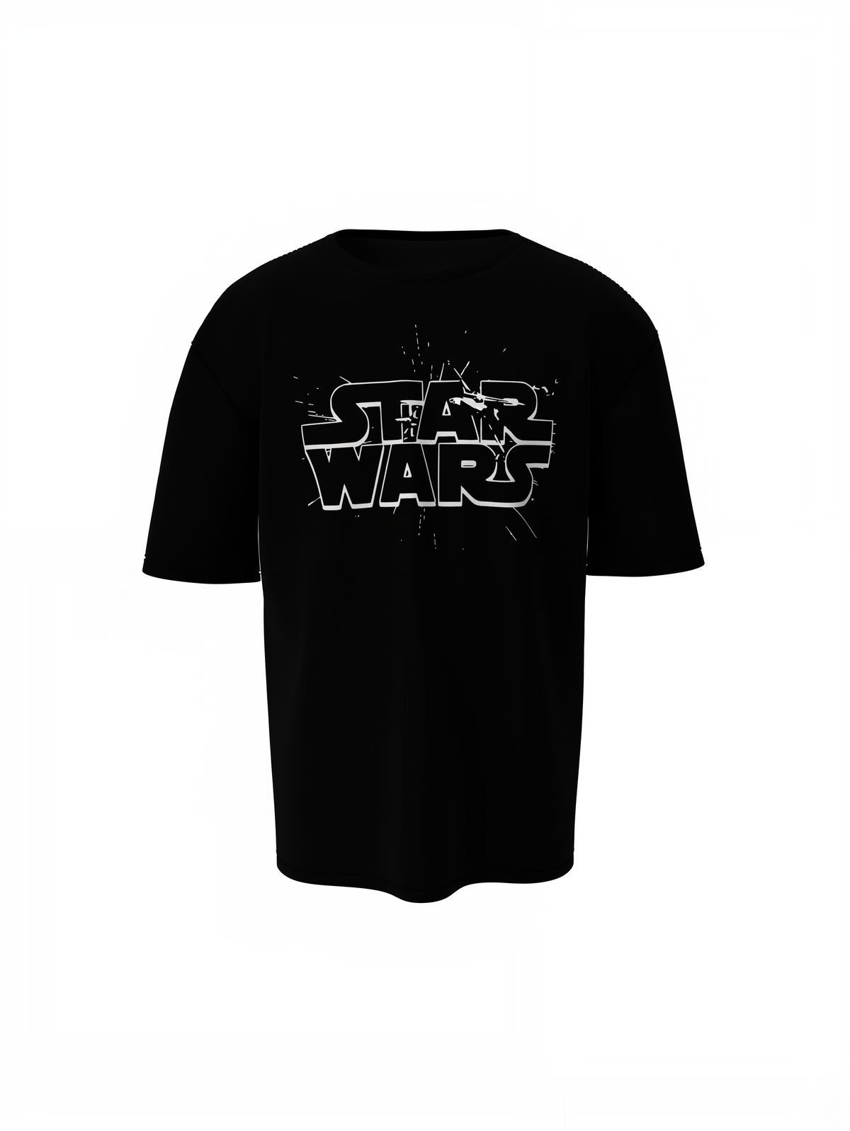 Star Wars Black Oversized T-Shirts