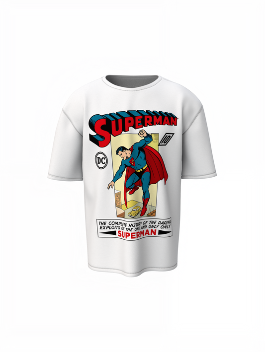 Superman Dark Mode Oversized T-Shirt