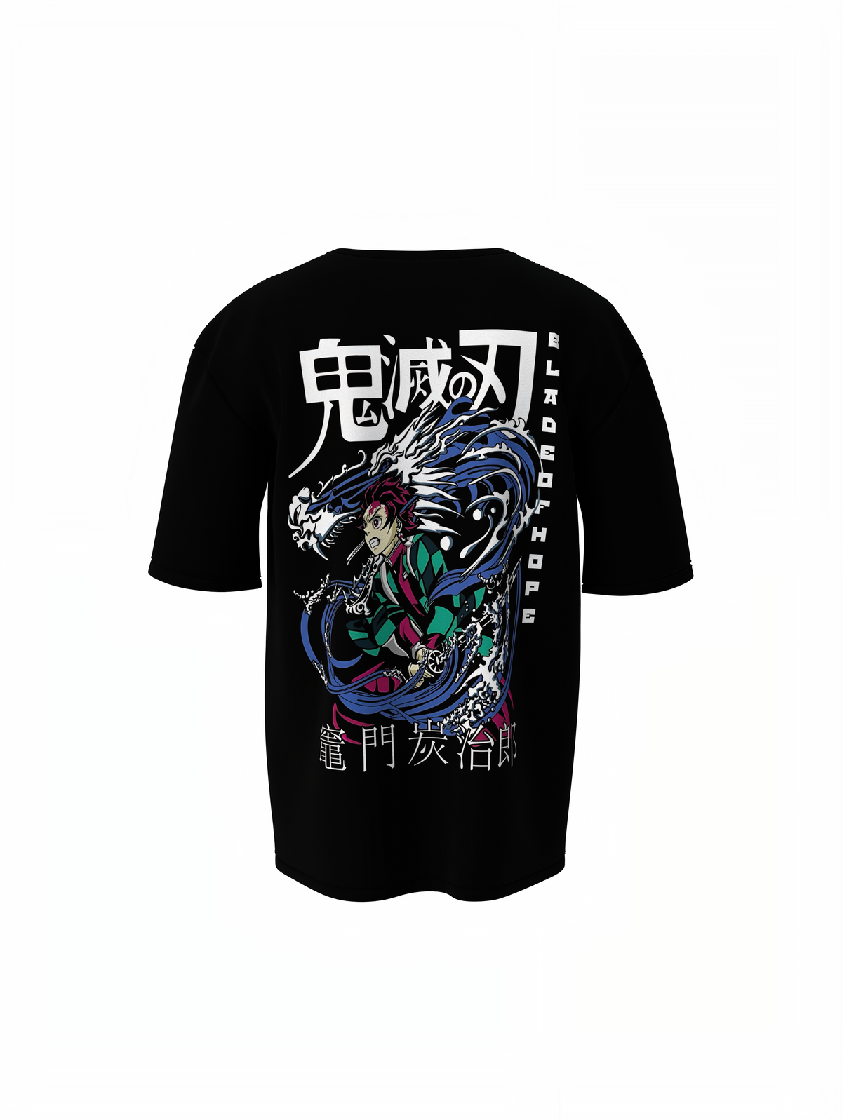 Dragaon Watar Effect Oversized T-Shirts