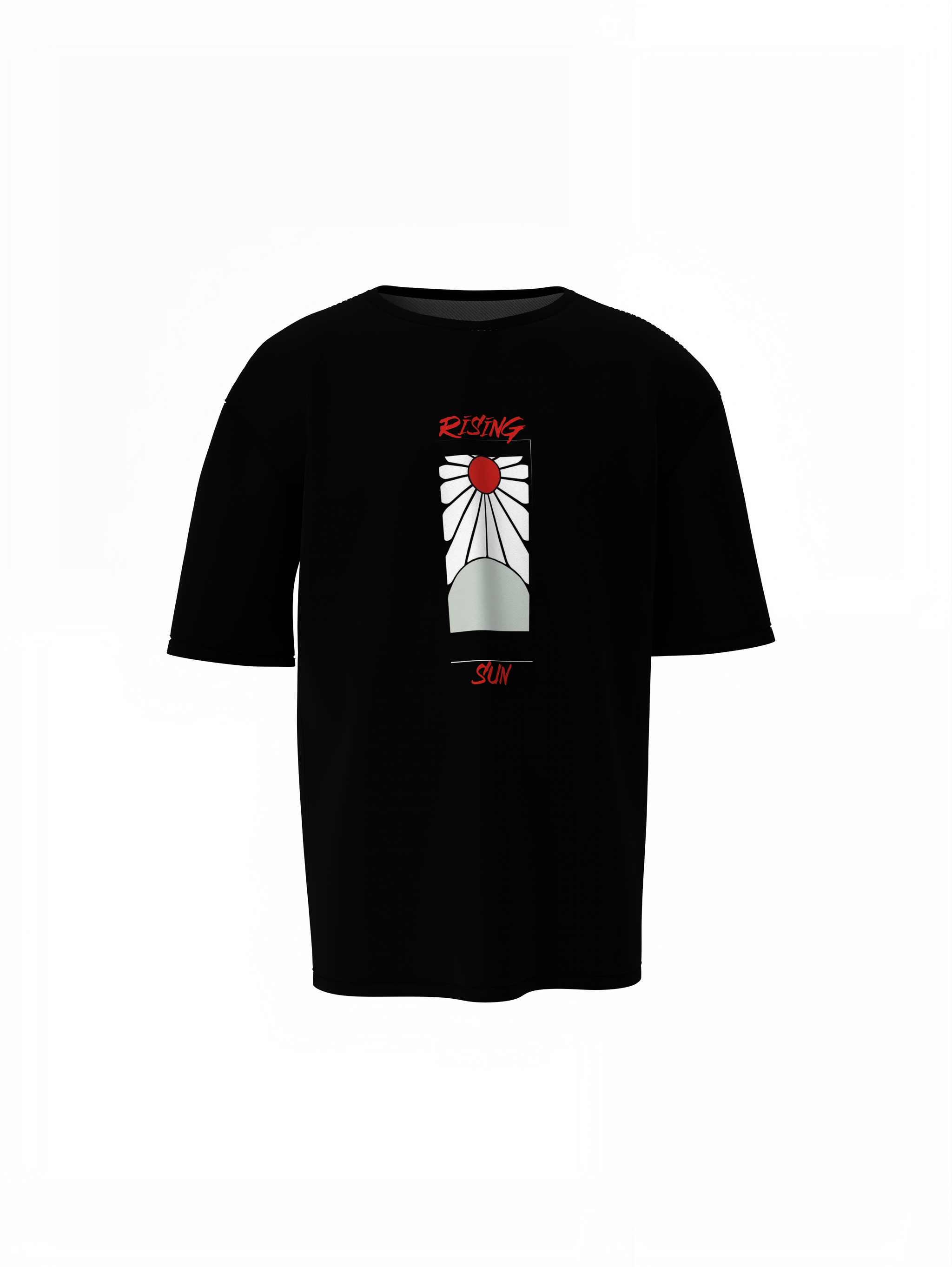Fire Slash Oversized T-Shirts
