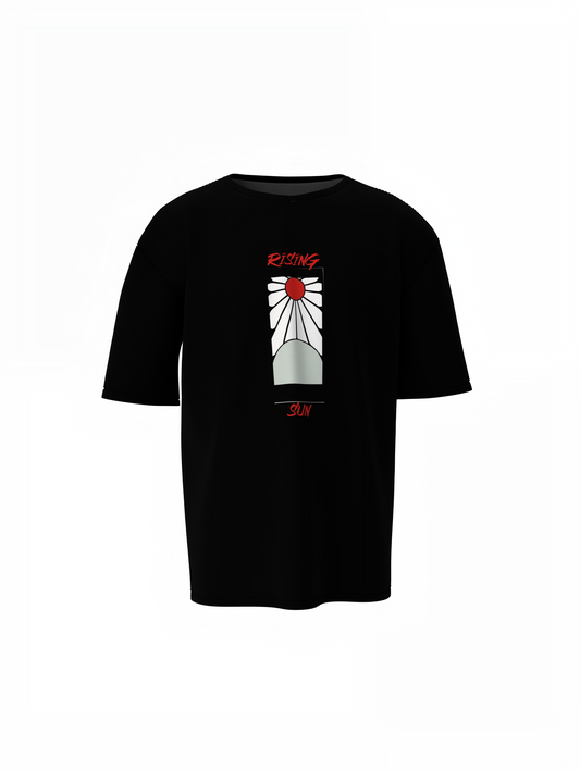 Fire Slash Oversized T-Shirts