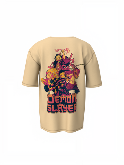 Tanijro Friends Oversized T-Shirts Anime Streetwear Designs
