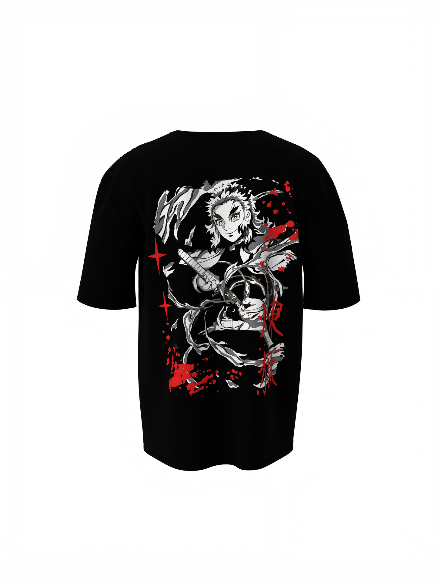 Kyojuro Rengoku Oversized T-shirt Comfortable Relaxed Fit