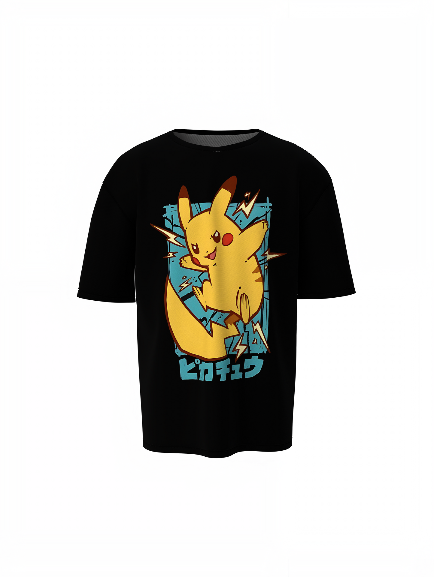 Thunder Pokemon Oversized T-Shirts