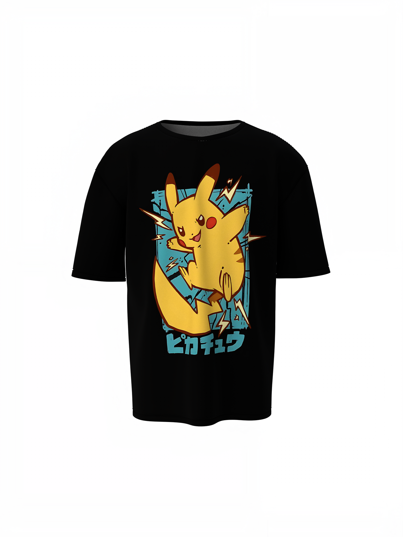 Thunder Pokemon Oversized T-Shirts