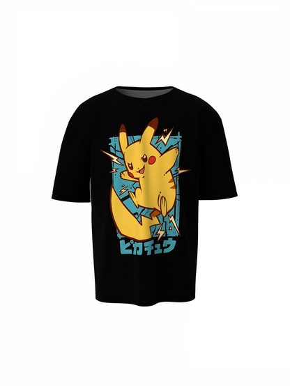 Thunder Pokemon Oversized T-Shirts