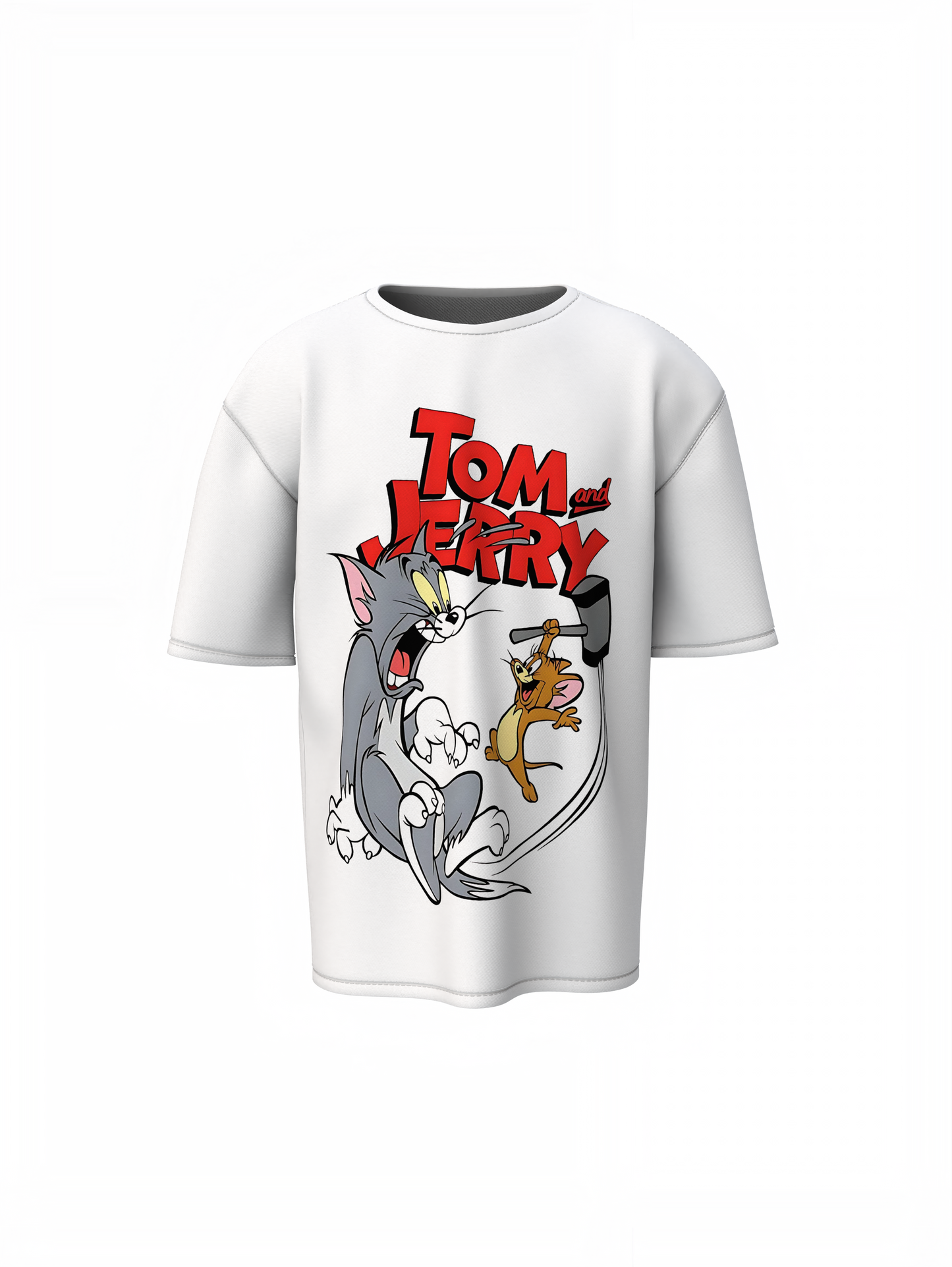 Tom And Jerry Cartoon Oversized T-Shirt Premium Streetwear