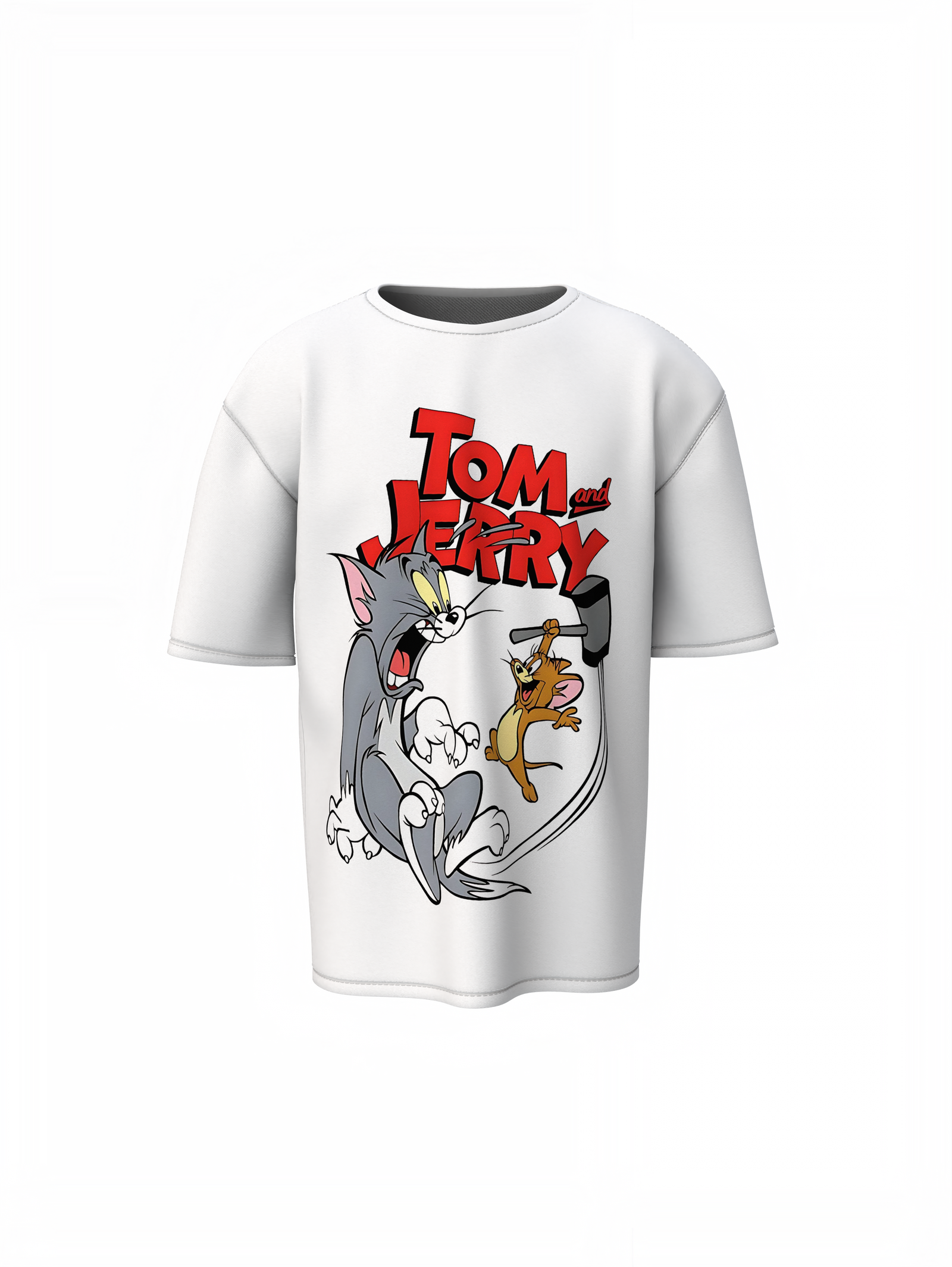 Tom And Jerry Cartoon Oversized T-Shirt Premium Streetwear