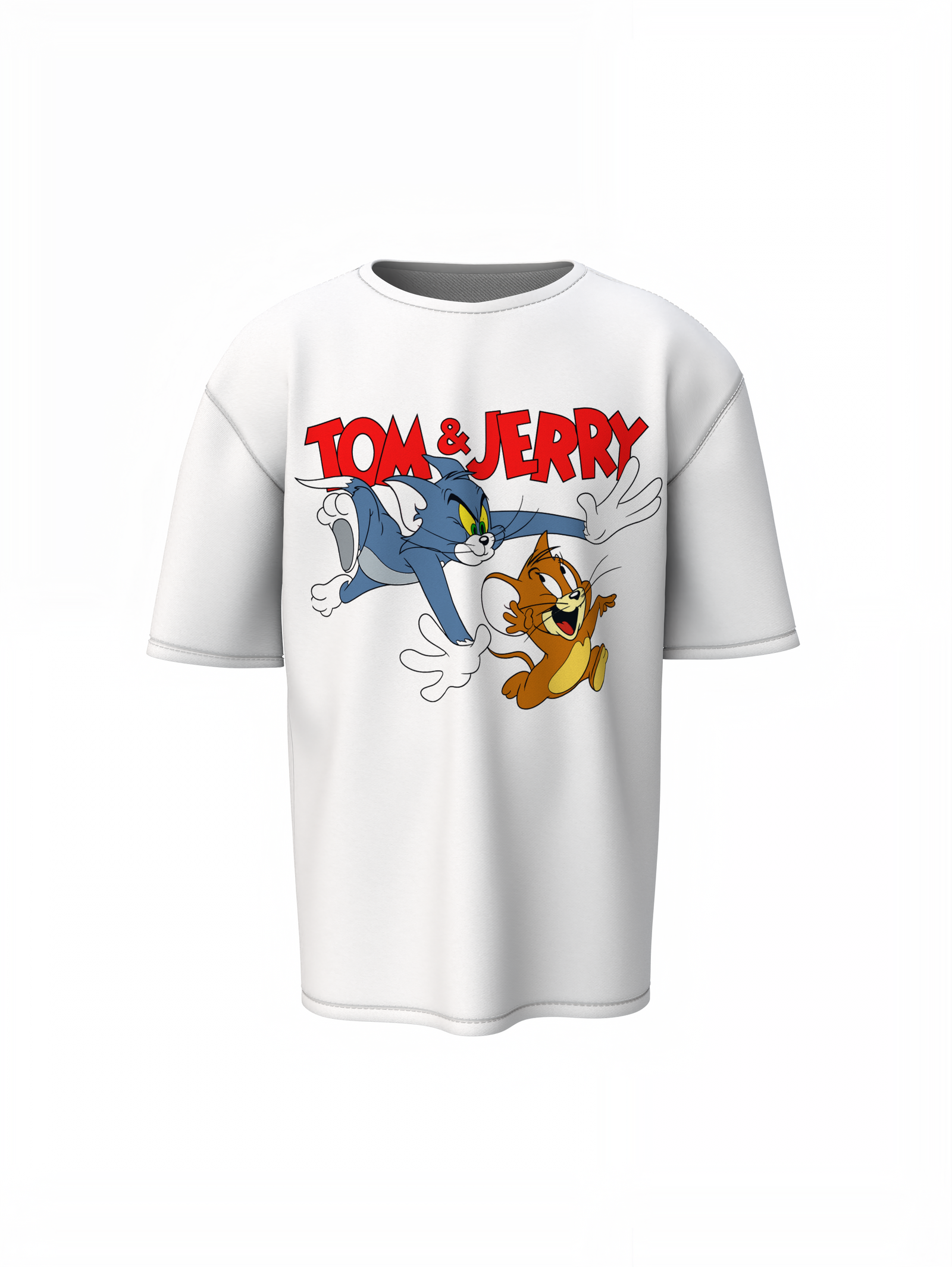 Tom And Jerry Fight Oversized T-Shirt Premium Streetwear