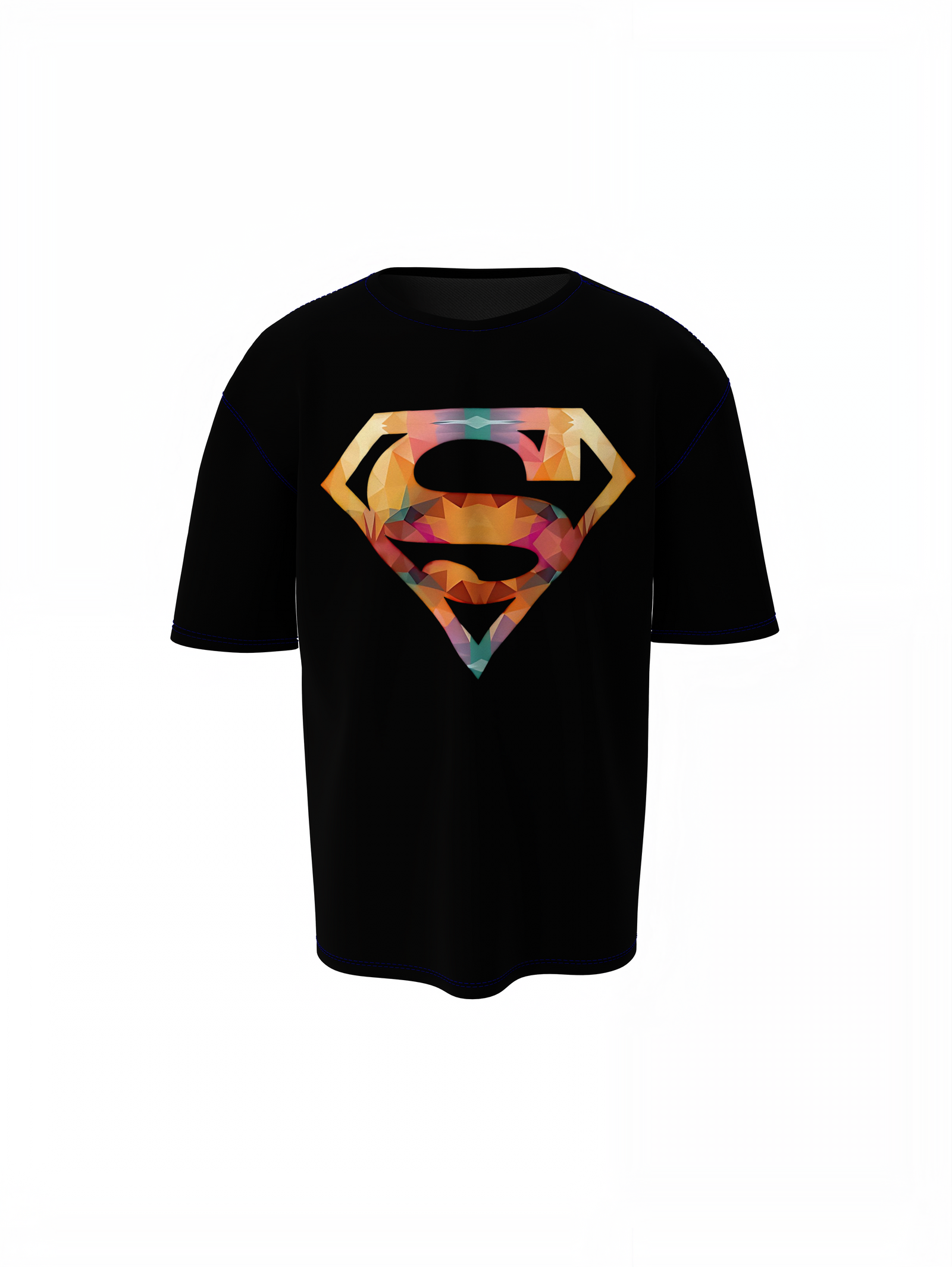 Superman Power Oversized T-Shirt Bold Hero Style Daily Tees