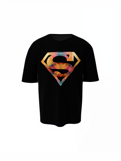 Superman Power Oversized T-Shirt Bold Hero Style Daily Tees