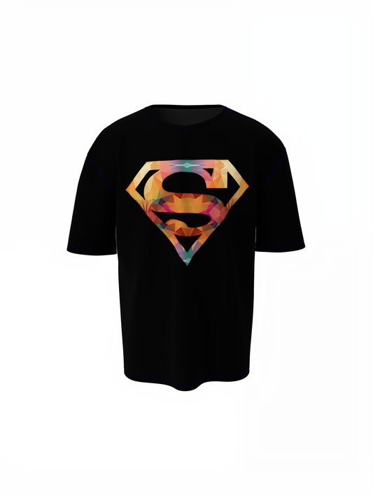 Superman Power Oversized T-Shirt Bold Hero Style Daily Tees