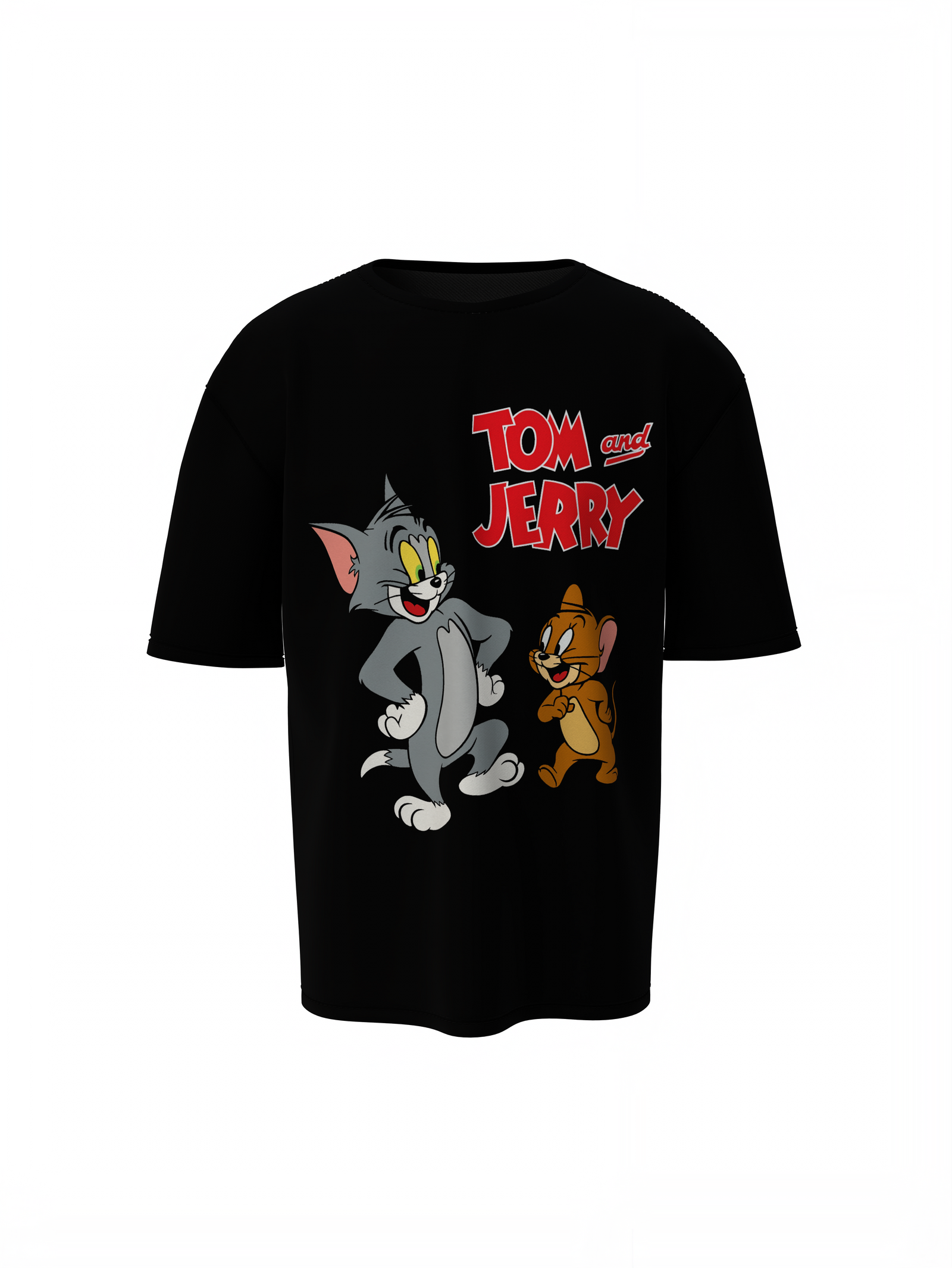 Tom & Jerry Fun Oversized T-Shirt, Premium Streetwear Style