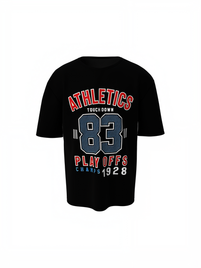 Baseball 83 Plays Off Oversized T-Shirt