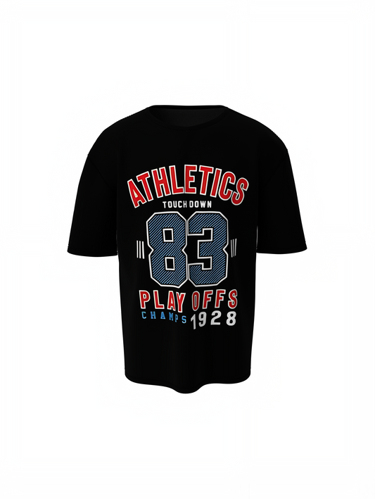 Baseball 83 Plays Off Oversized T-Shirt