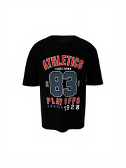 Baseball 83 Plays Off Oversized T-Shirt