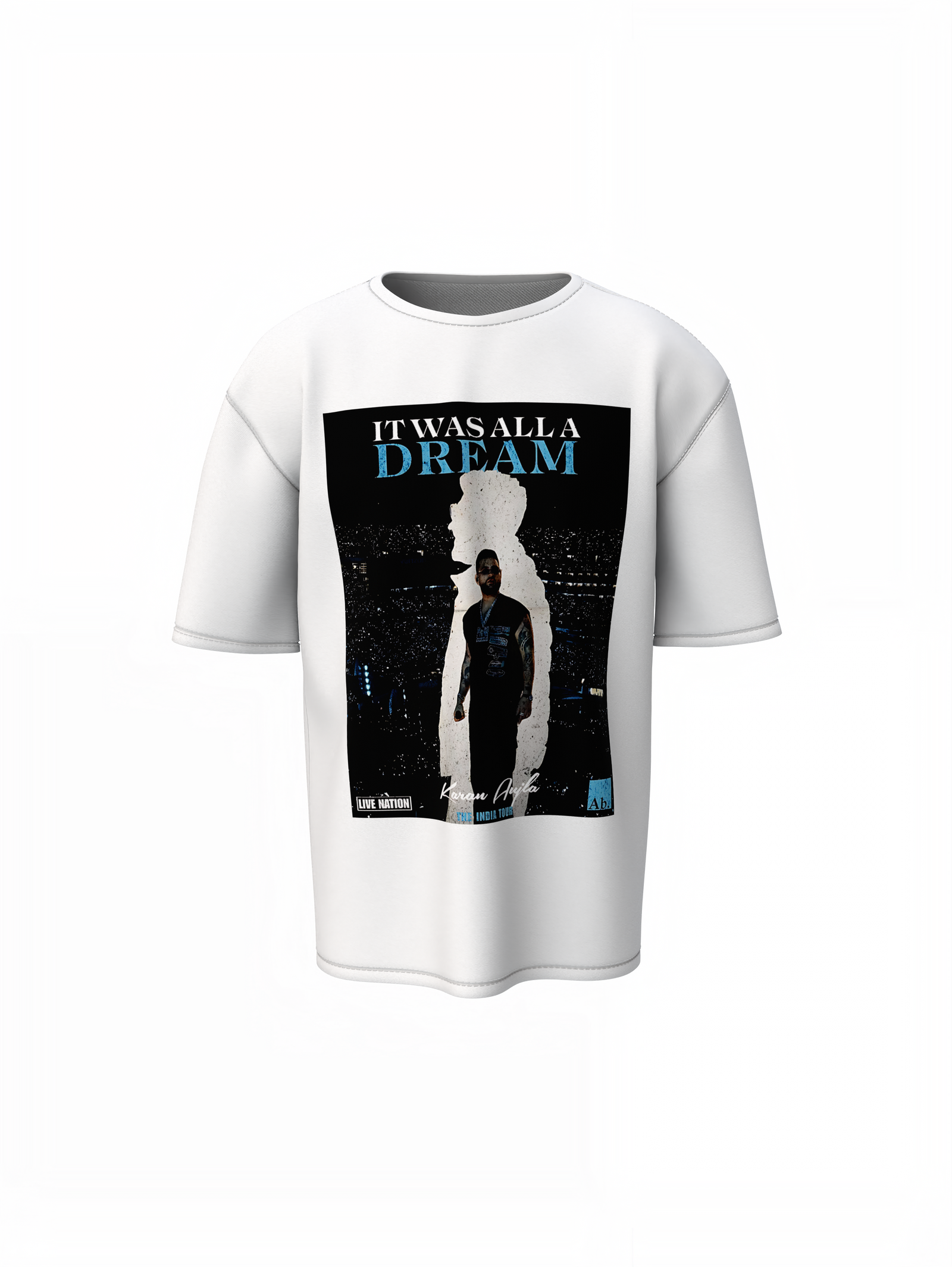 It Was All a Dream Oversized T-Shirt Bold Streetwear Graphic