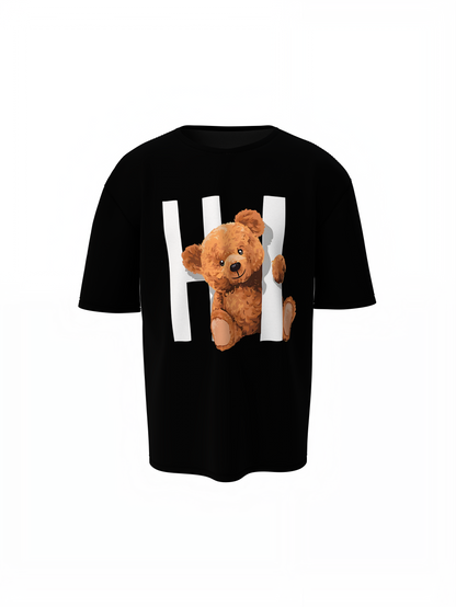 Hi Bear Oversized T-Shirts
