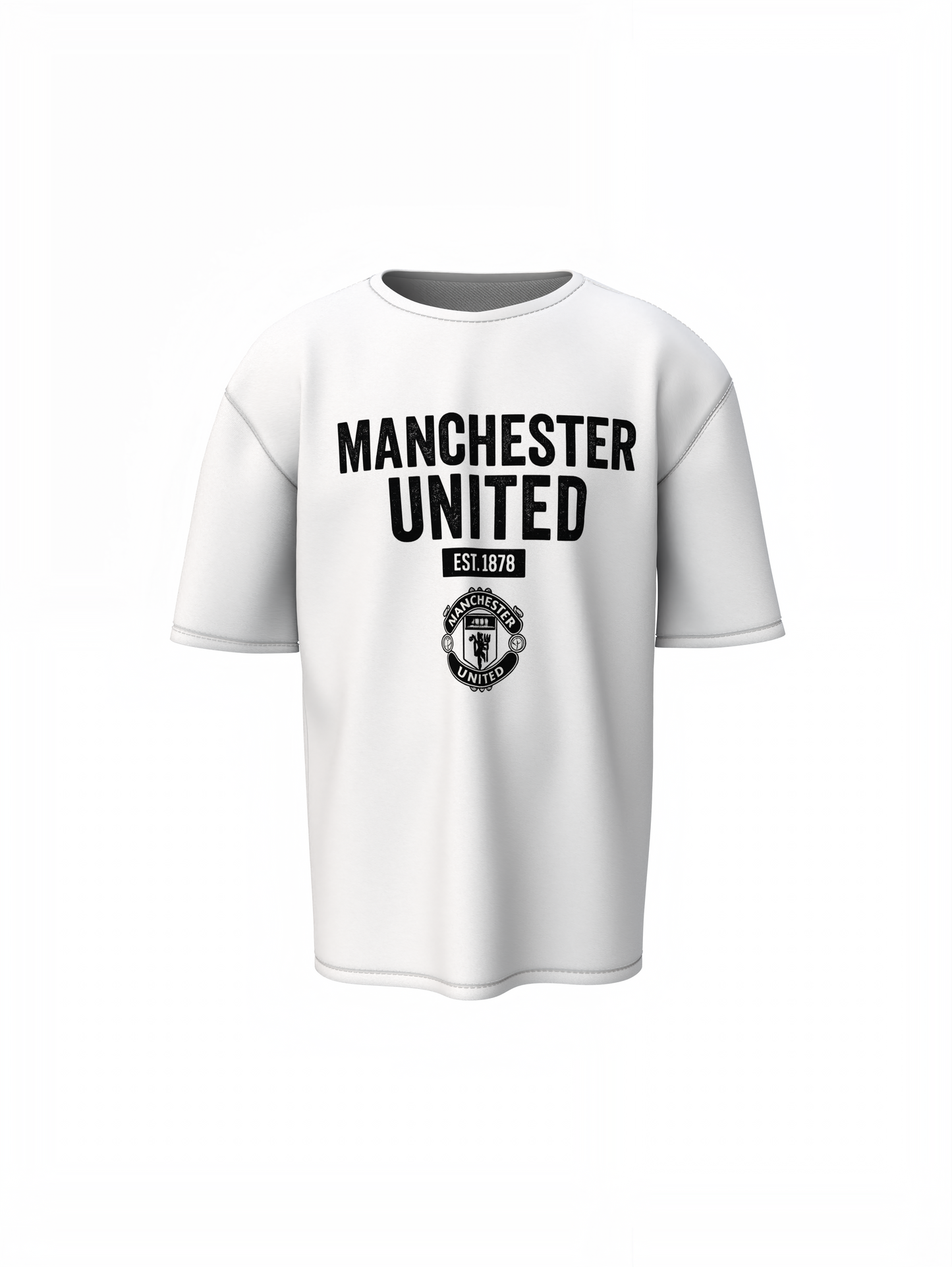Manchester EST 1878 Oversized T-Shirt – Classic Football Tee