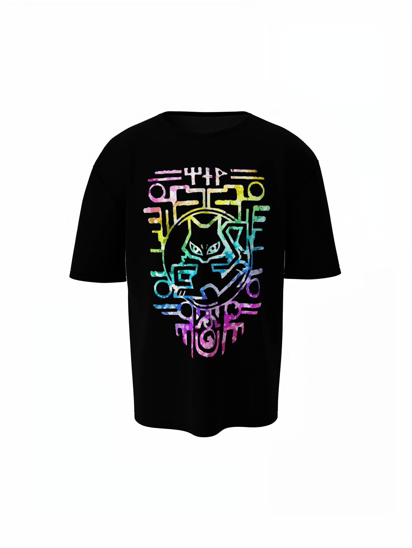 Ancient Mew Oversized T-Shirts Stylish Anime Streetwear