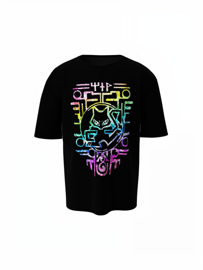 Ancient Mew Oversized T-Shirts Stylish Anime Streetwear