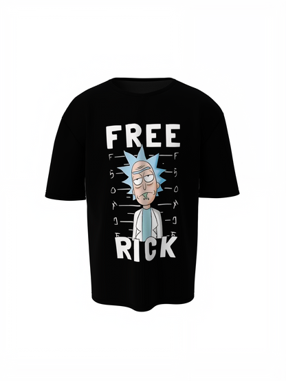 Free Rick Oversized T-Shirts – Stylish Graphic Streetwear