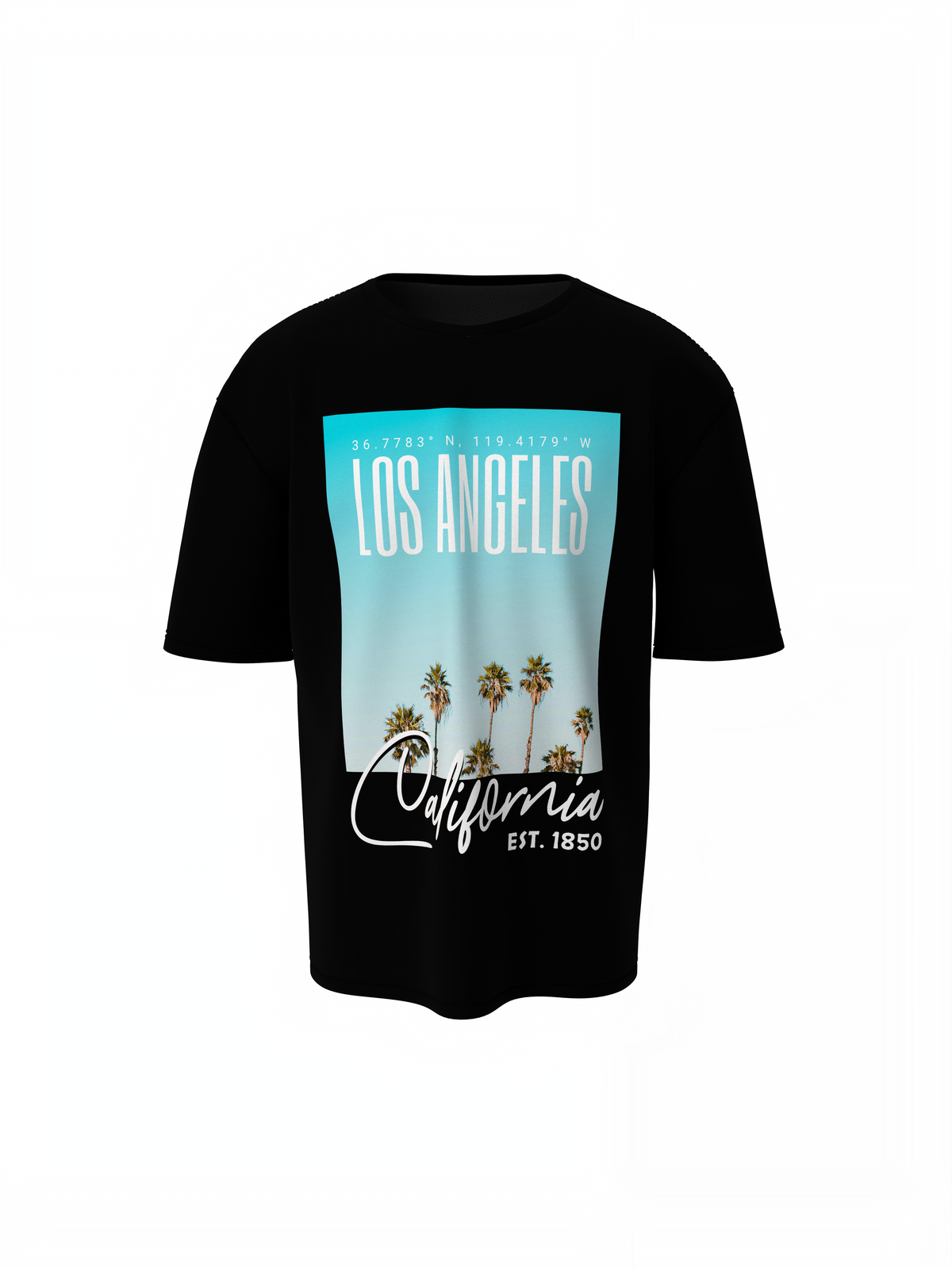 California 1850 Oversized T-Shirts