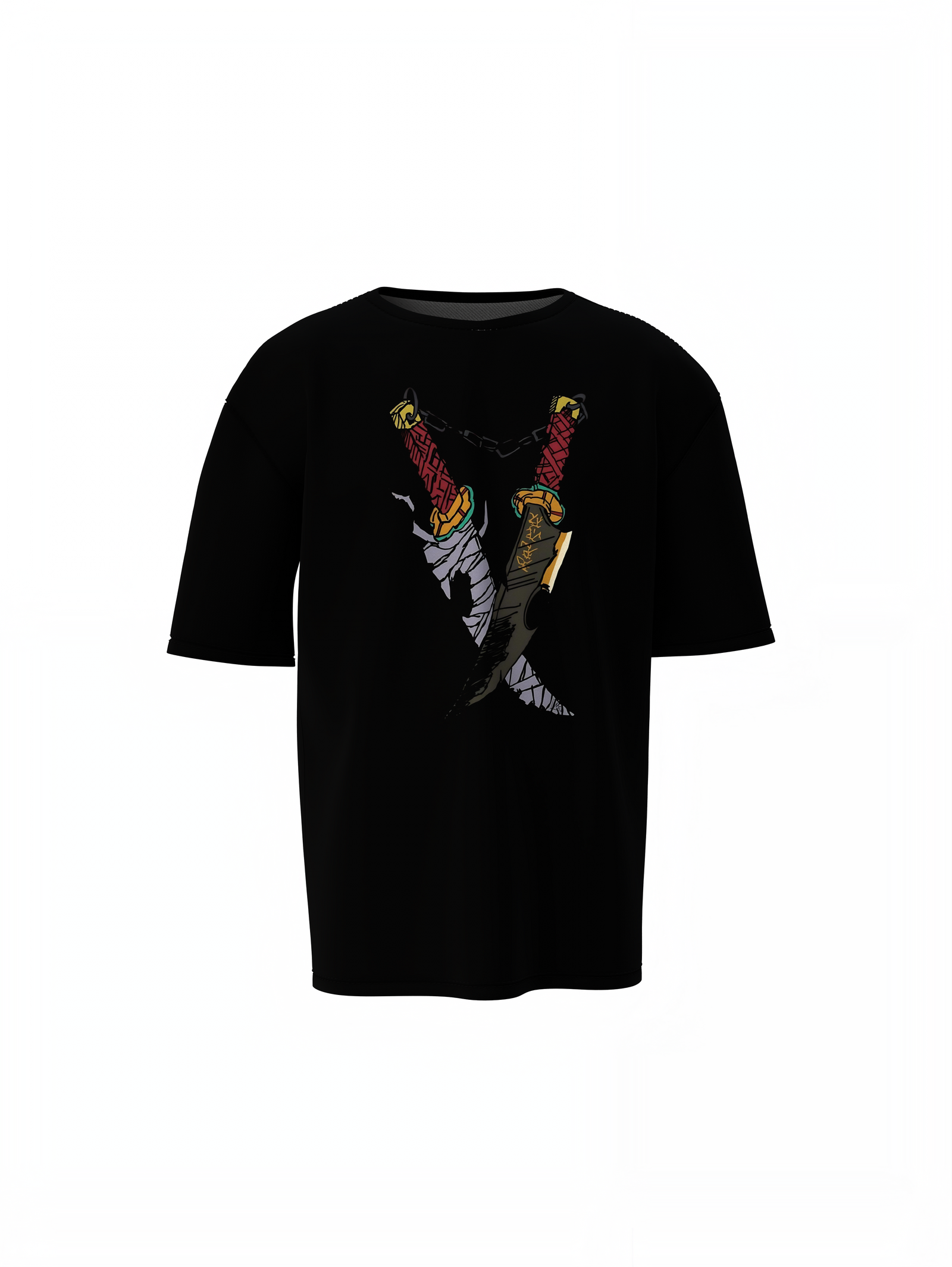 Tengen Uzui Oversized T-Shirts Anime Graphic Streetwear Tee