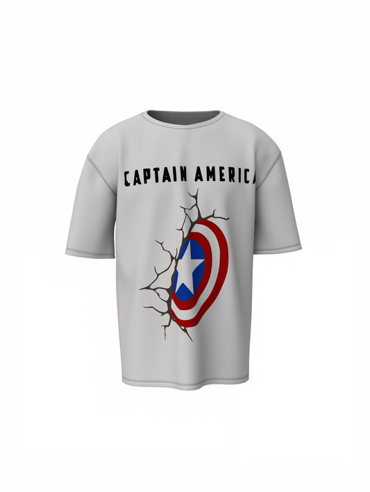 Captain Shield Oversized T-Shirts