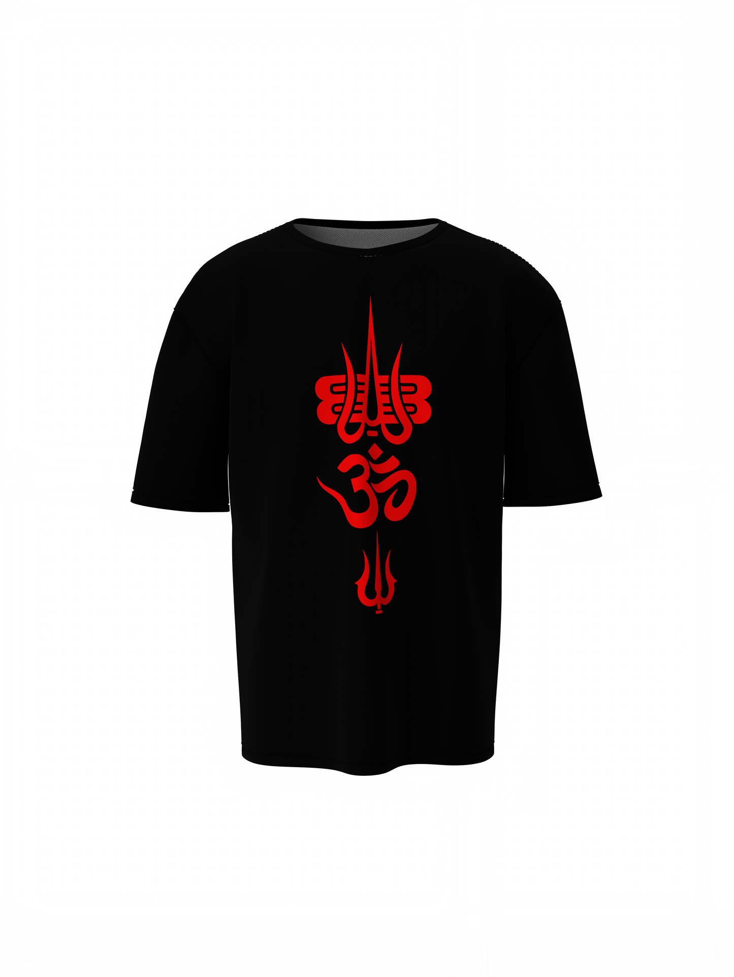 Divine Trishul Shiva Oversized T-Shirts