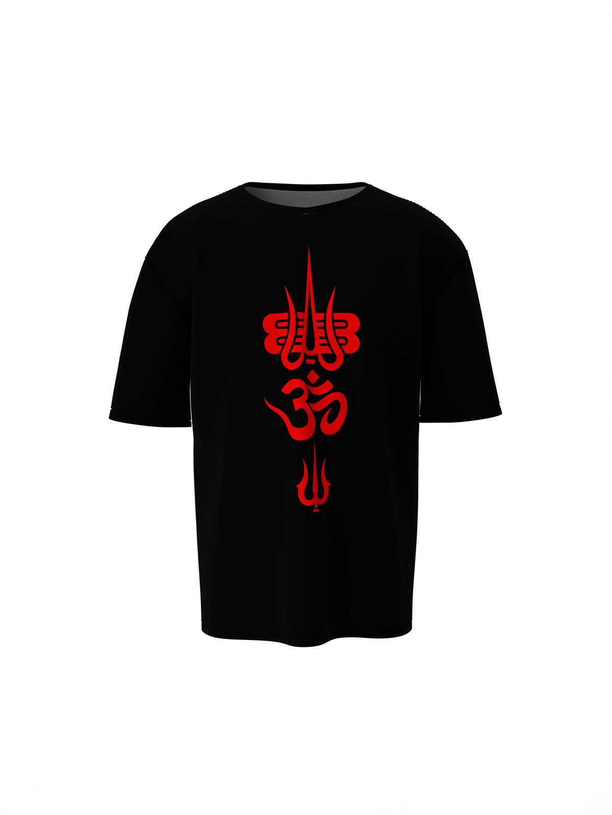 Divine Trishul Shiva Oversized T-Shirts