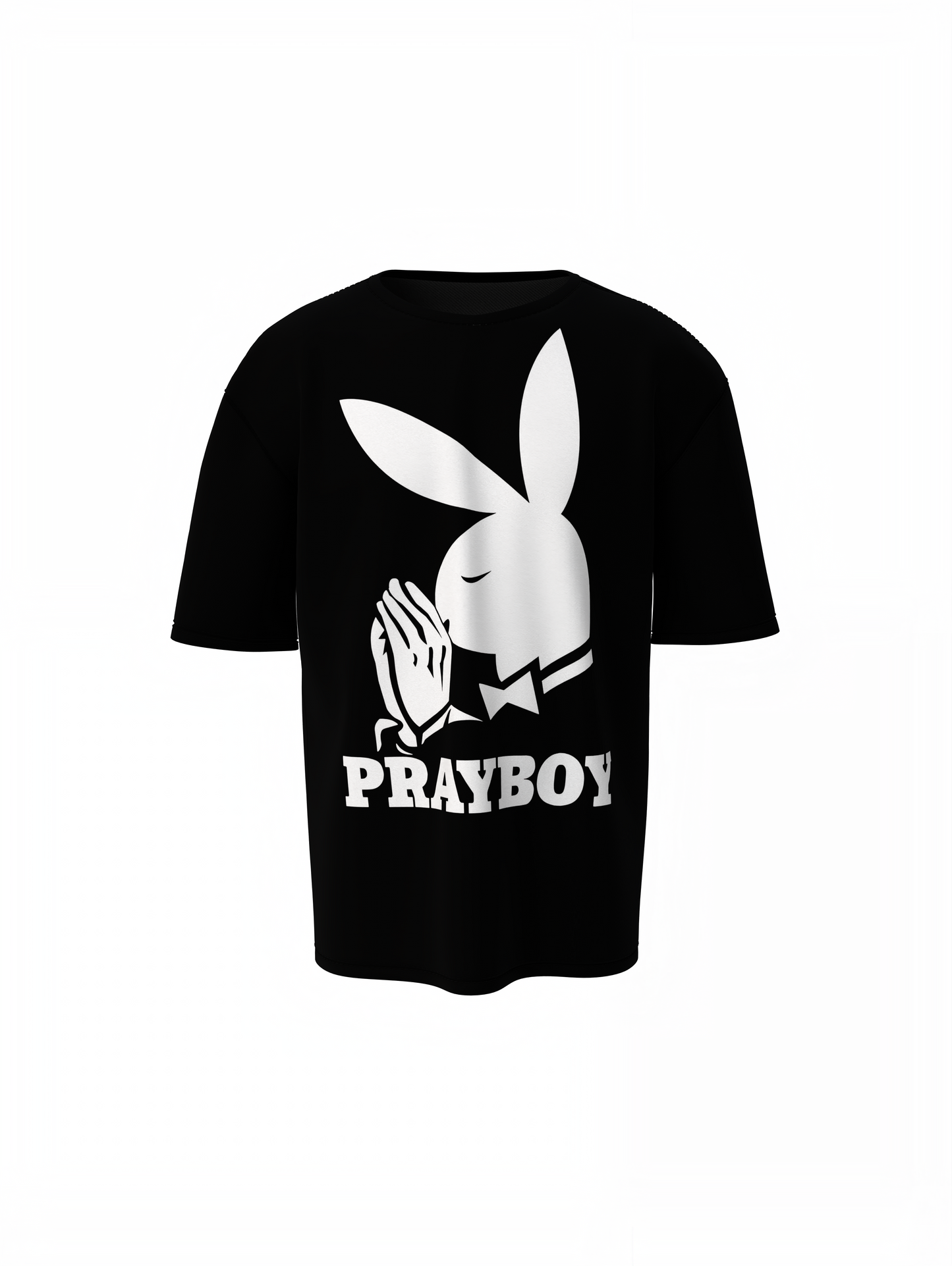 Playboy Heritage Black Oversized T-Shirt – Trendy Graphic Tee