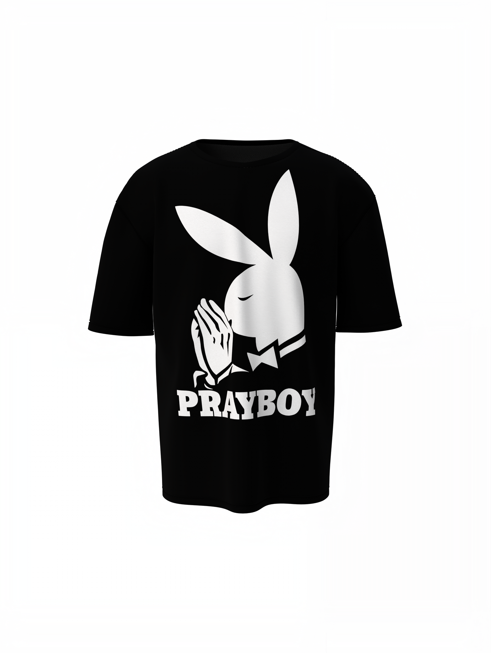 Playboy Heritage Black Oversized T-Shirt – Trendy Graphic Tee