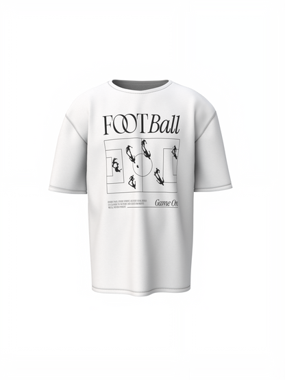 Game On Oversized T-Shirt Football Streetwear Energy T-Shirts