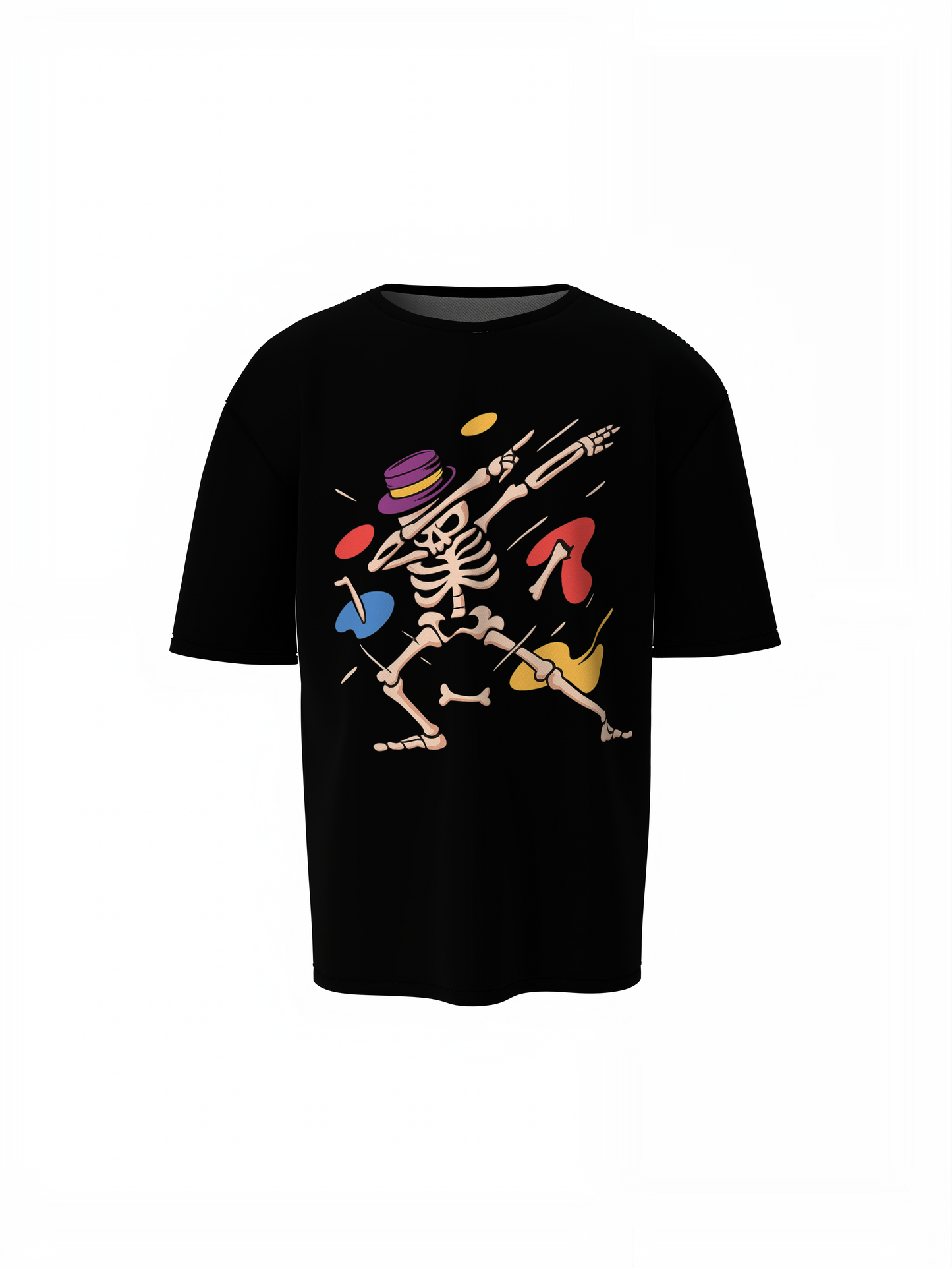 Skeleton Dab Oversized T-Shirts Unique Cool Streetwear Look