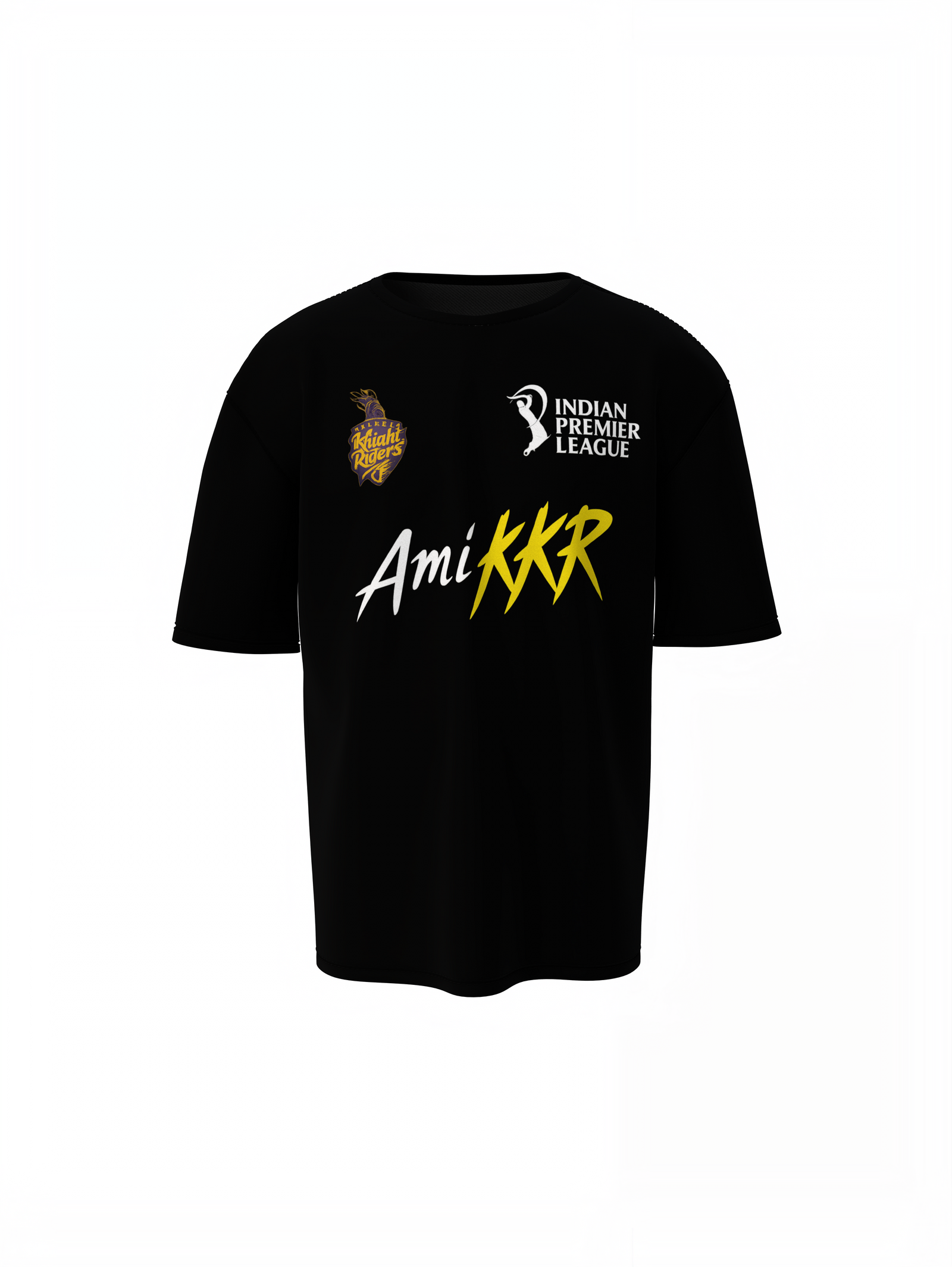 Ami KKR Team Oversized T-Shirts Stylish Cricket Fan Wear