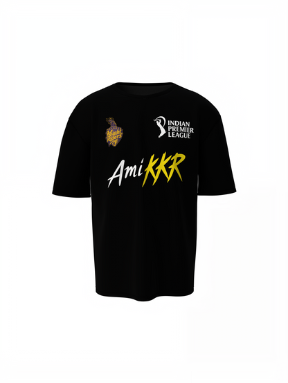 Ami KKR Team Oversized T-Shirts Stylish Cricket Fan Wear