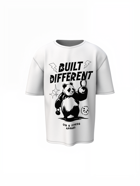 Panda Build Different Oversized T-Shirt