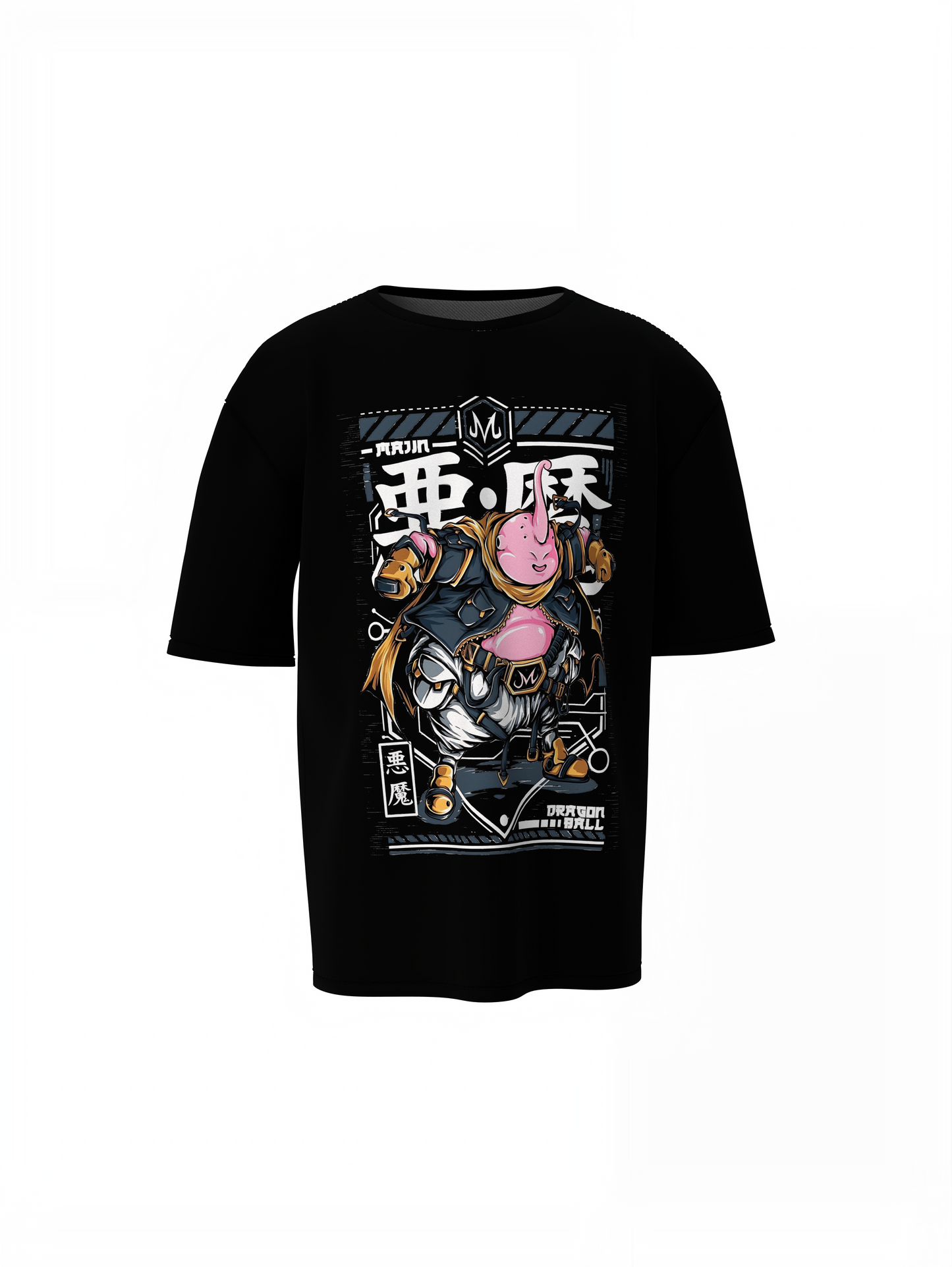 Buu Majin Oversized T-Shirt Anime Streetwear Style