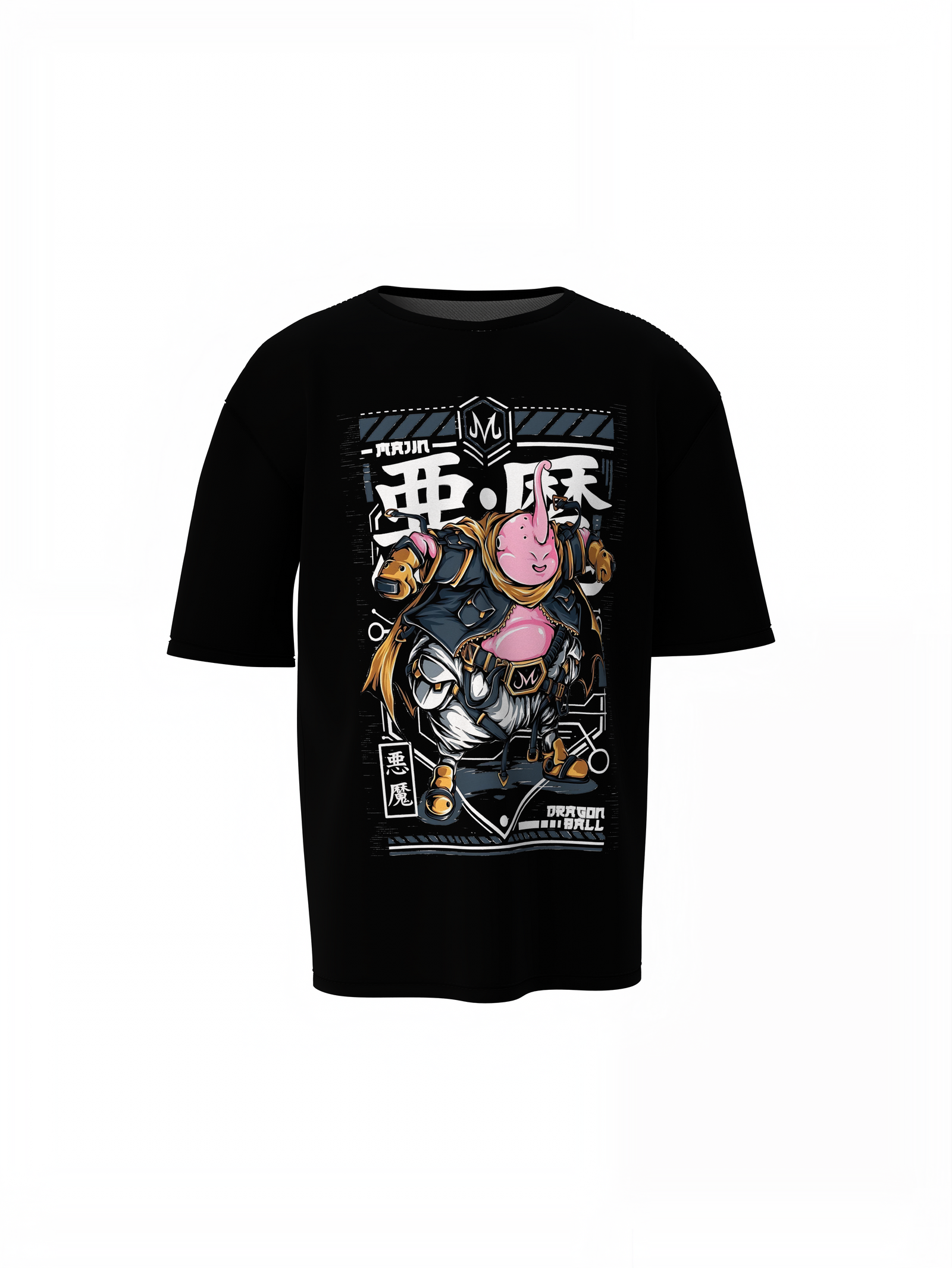 Buu Majin Oversized T-Shirt Anime Streetwear Style