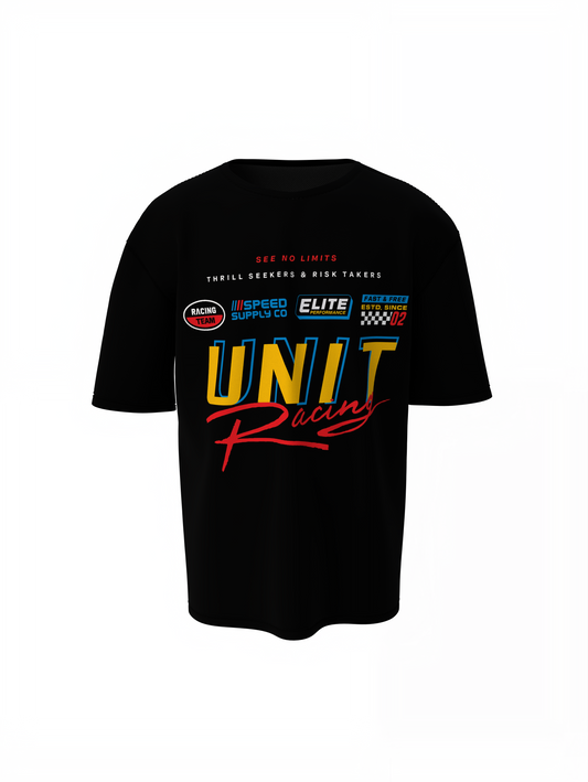 Unit Racing Oversized T-Shirts for Bold Motorsport Streetwear