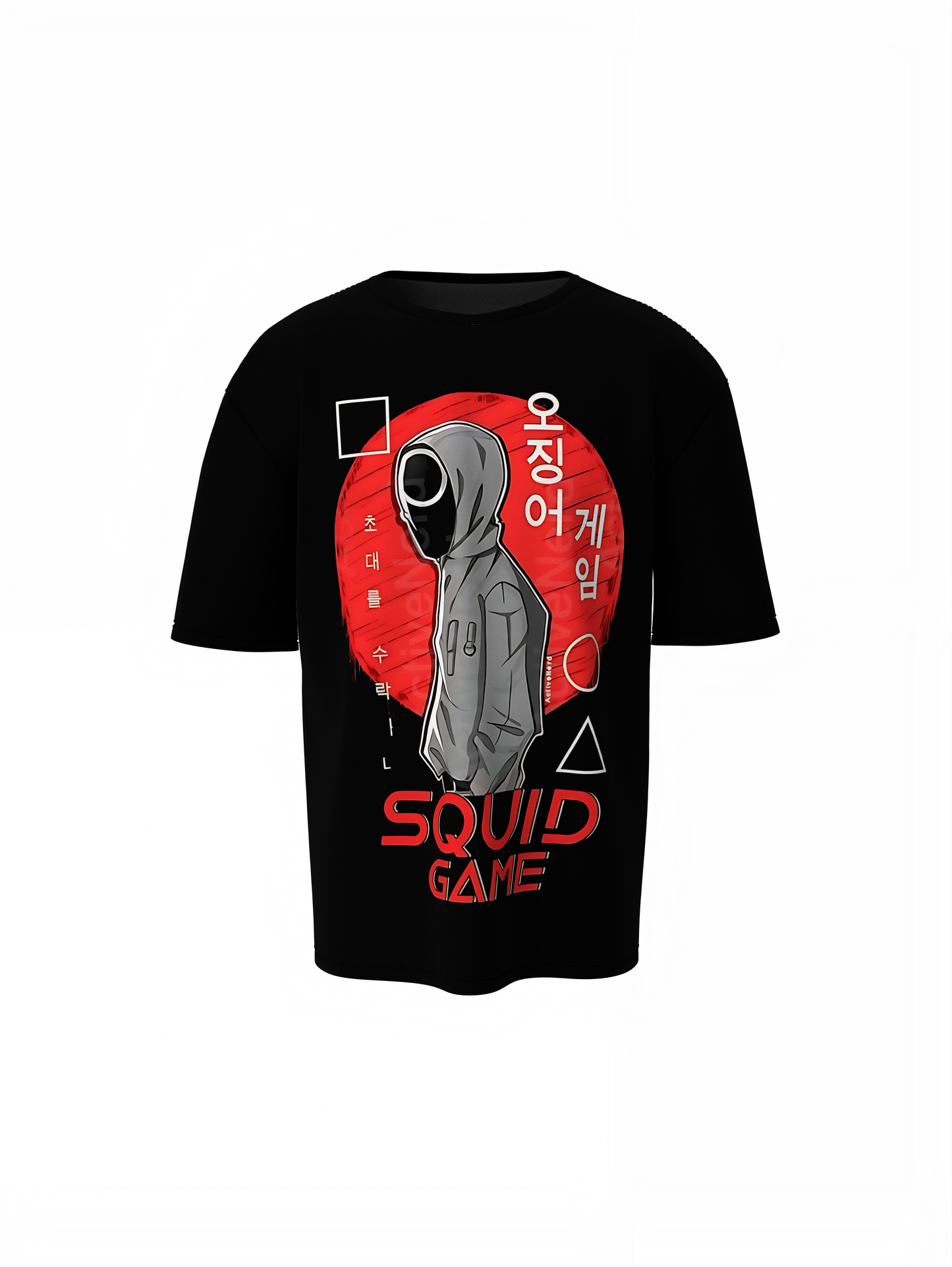 Squid Game Zone Oversized T-Shirt – Fearless Graphic Tees
