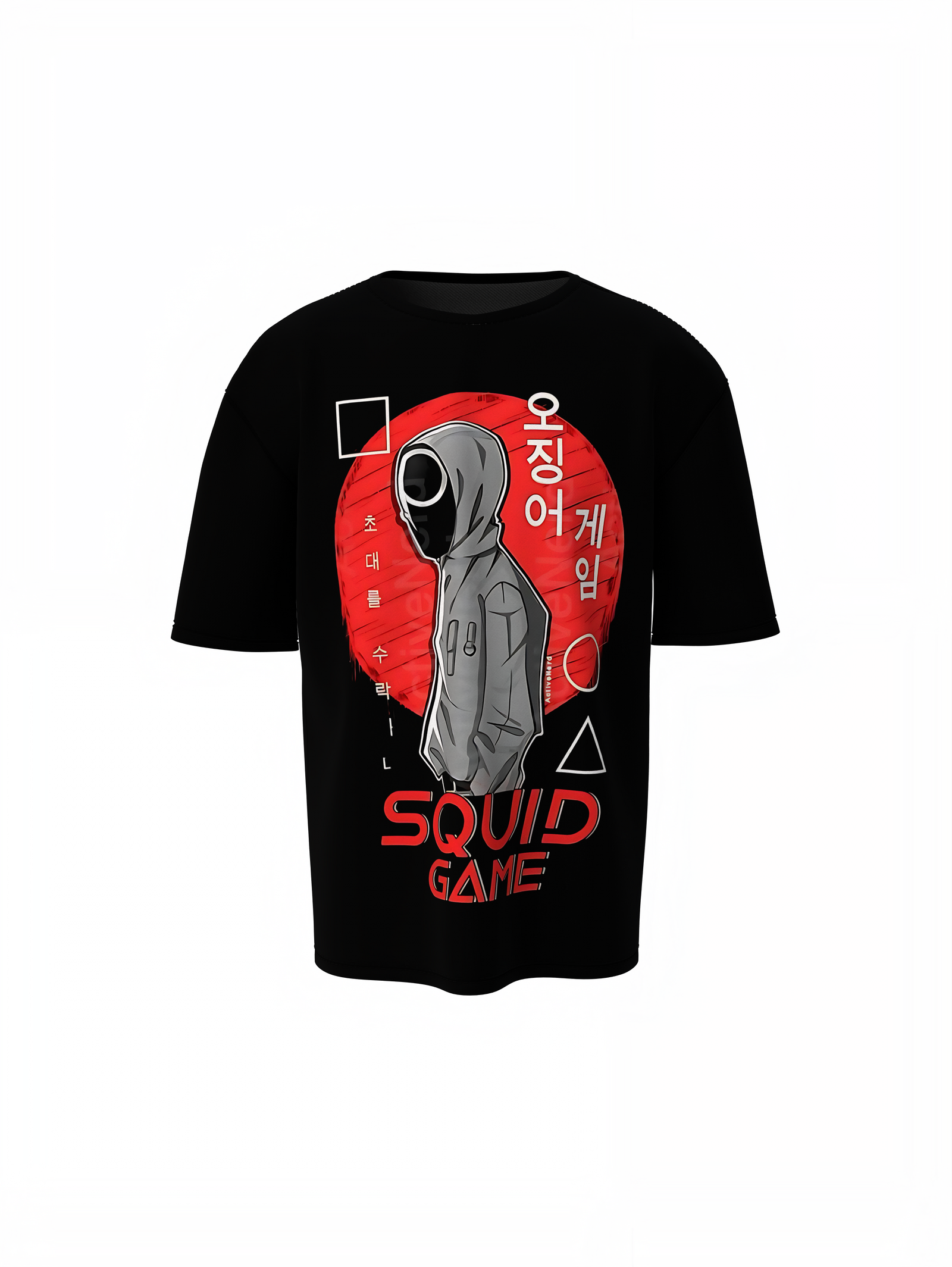 Squid Game Zone Oversized T-Shirt – Fearless Graphic Tees
