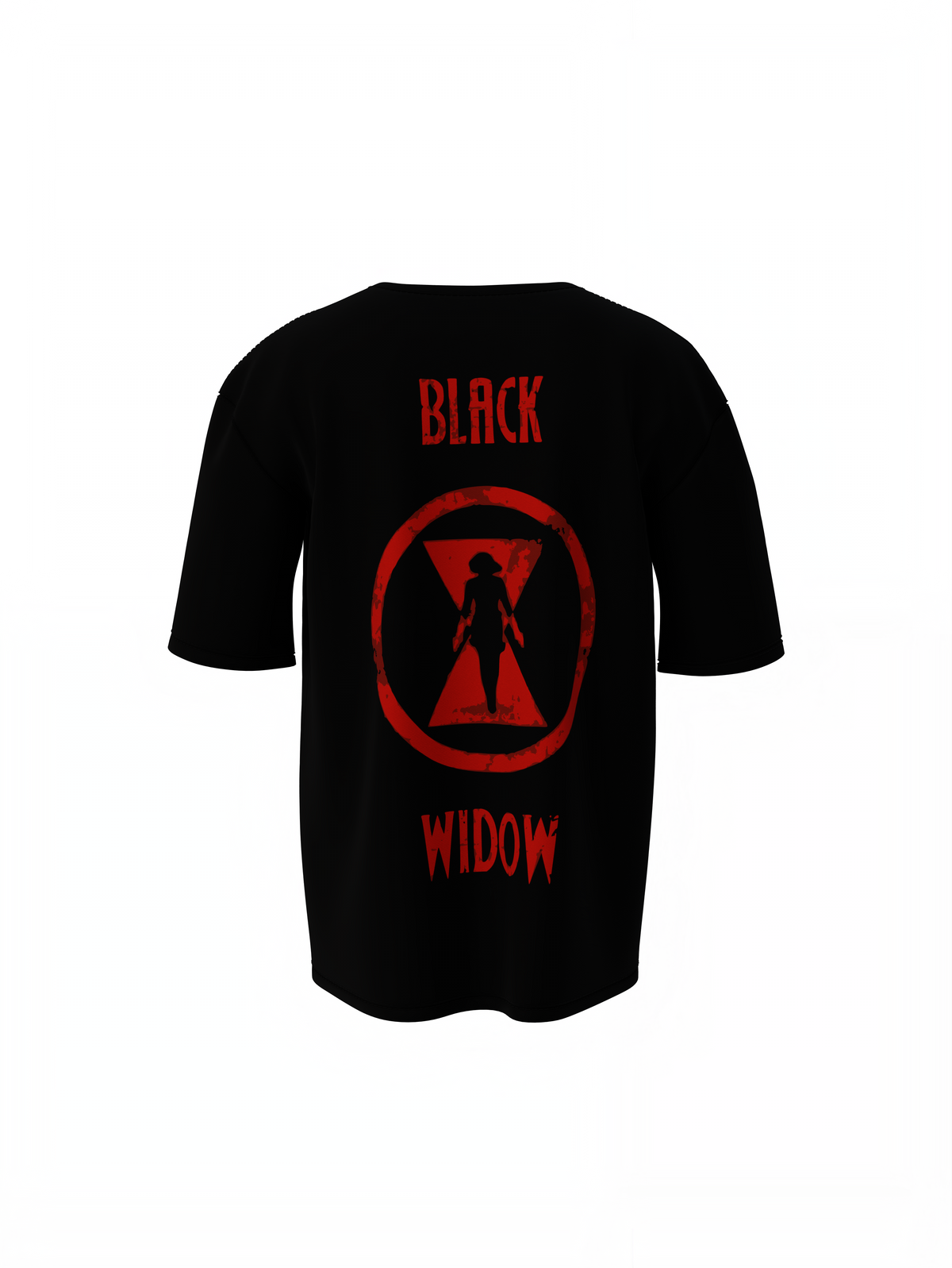 Black Widow Oversized T-Shirts