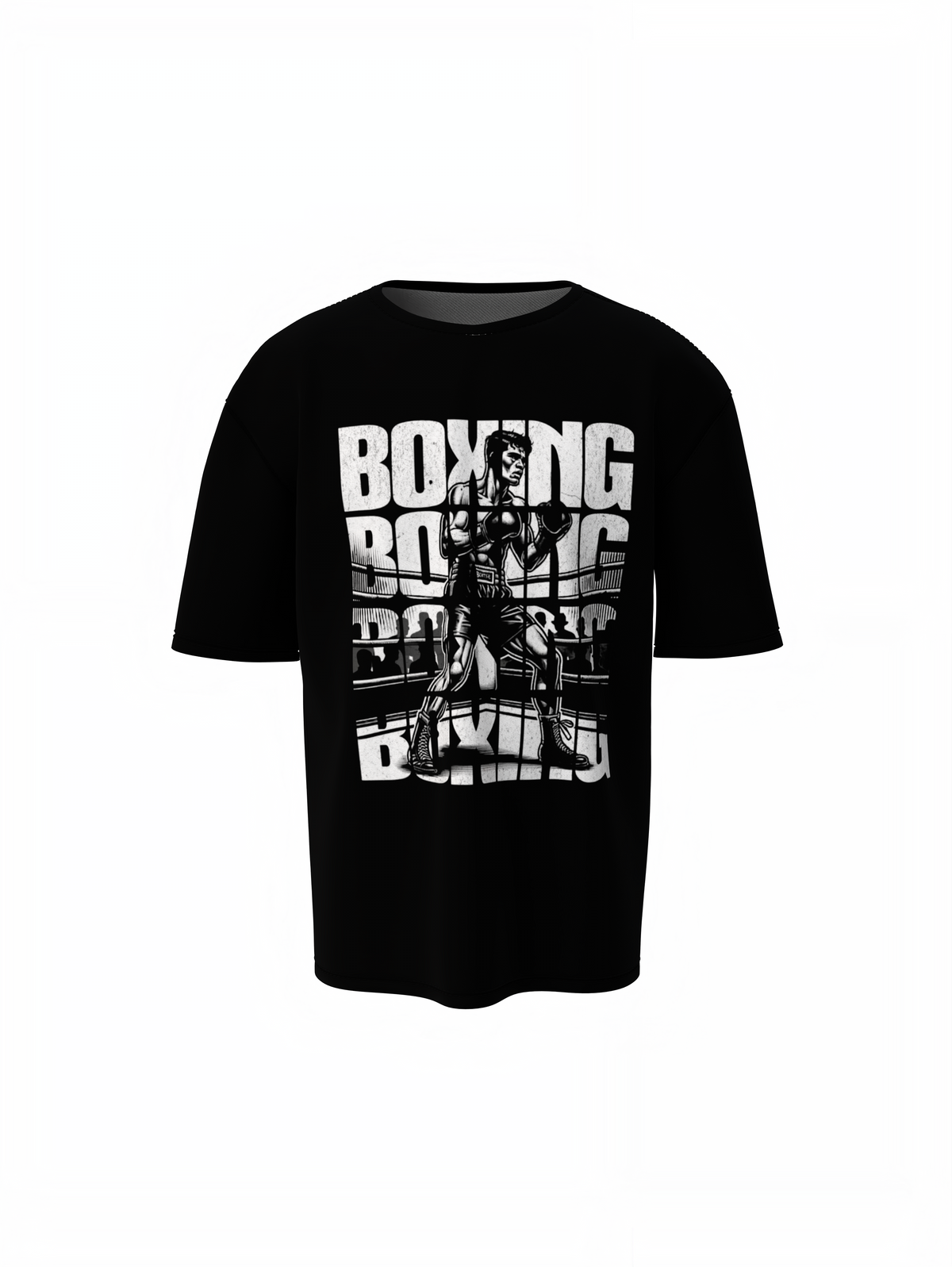 Boxing Man Oversized T-Shirts