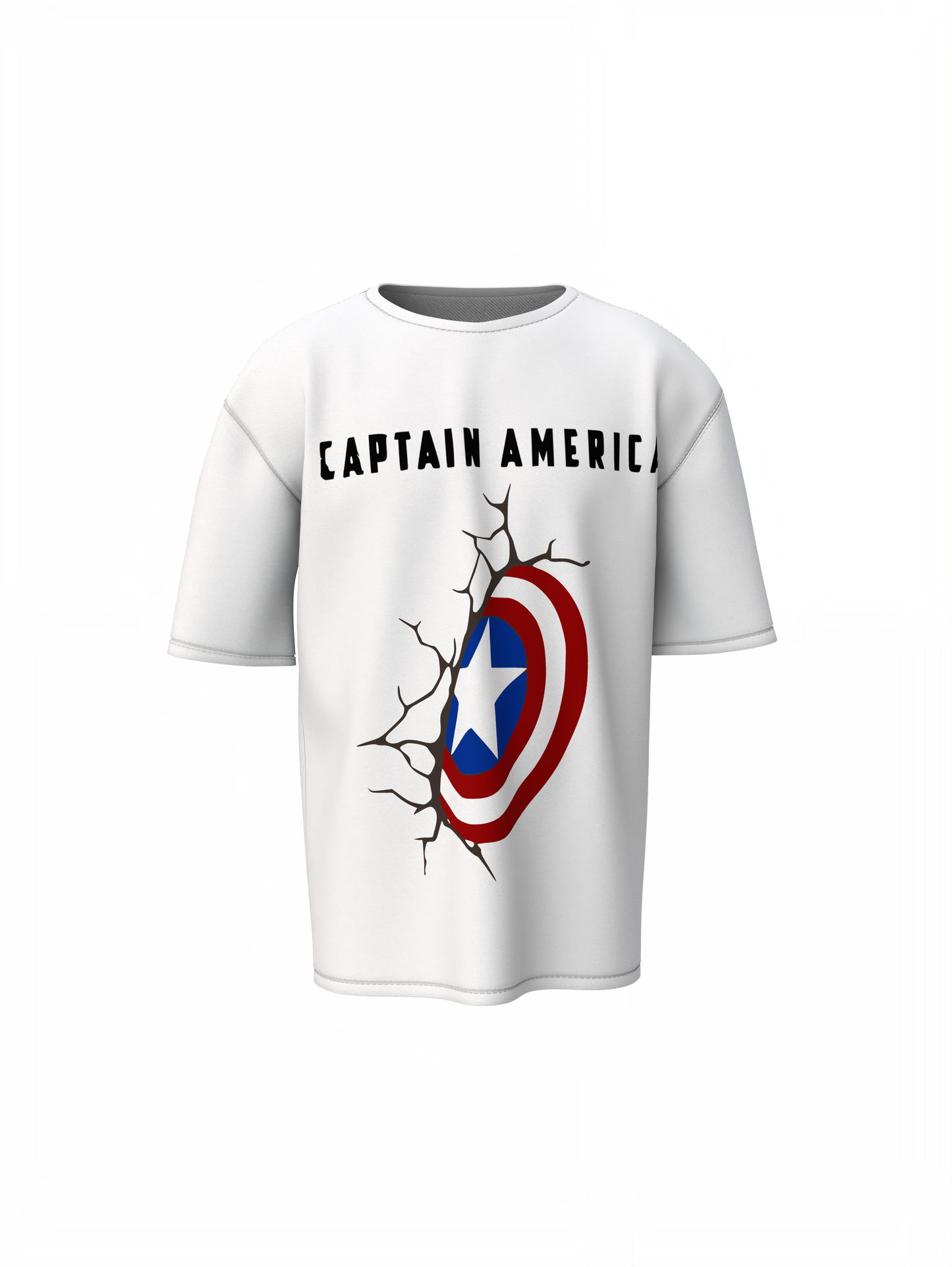 Captain Shield Oversized T-Shirts