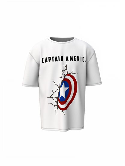 Captain Shield Oversized T-Shirts