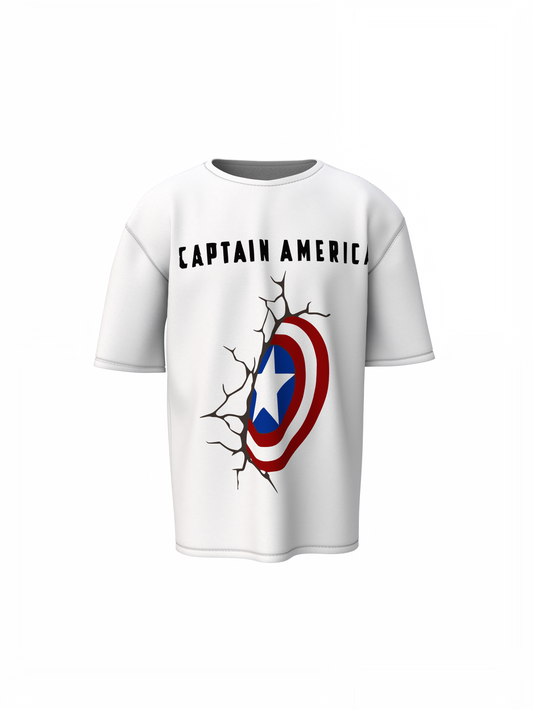 Captain Shield Oversized T-Shirts